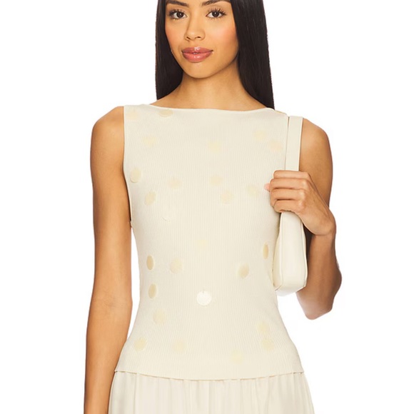 L’Academie by Marianna Juliene Paillette Tank - Picture 1 of 8